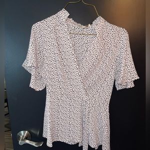 Short sleeve tie work shirt